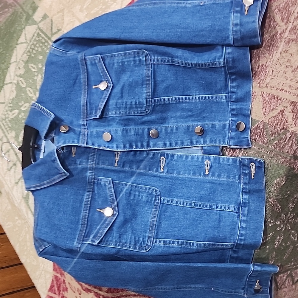 DENIM JACKET BY AVENUE SIZE 18 - Picture 2 of 8